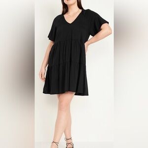 Old Navy V-Neck Mini Swing Dress